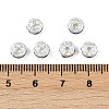 Brass Grade A Rhinestone Spacer Beads RSB036NF-14-2