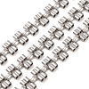 304 Stainless Steel Double Row Barrel Link Chains SA-CBAE0F2-08P-1