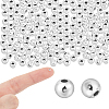 120Pcs 925 Sterling Silver Beads STER-DC0001-21-1