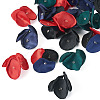 20Pcs 5 Style Silk Artificial Rose Flower Pendant PALLOY-TA00174-3