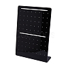 72-Hole Acrylic Slant Back Earring Display Stands EDIS-WH0021-33A-1