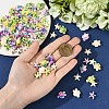 120Pcs 6 Styles Synthetic Turquoise Dyed Beads G-YW0002-30-5