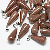 Synthetic Goldstone Pendants G-T081-16-1