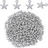 400Pcs Plating ABS Plastic Pendants KY-FH0001-16-1