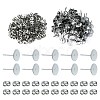 100Pcs 304 Stainless Steel Stud Earring Findings STAS-YW0001-43C-1