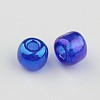 Transparent Rainbow Colours Round Glass Seed Beads X-SEED-A007-4mm-168-2