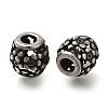304 Stainless Steel European Beads STAS-D191-05R-AS-1