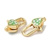 Brass Enamel Lobster Claw Clasps KK-K385-013G-3
