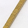 Electroplate Non-magnetic Synthetic Hematite Heishi Beads Strands G-J171B-3x3mm-06-3