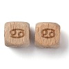 Natural Wood Constellation Beads WOOD-M002-04-3