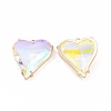 Brass Cubic Zirconia Pendants KK-A181-VF470-1-3