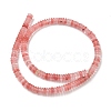 Cherry Quartz Glass Beads Strands GG-CBAC08A-A02-03-5