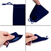 Rectangle Velvet Pouches TP-R002-7x9-03-2
