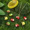 18Pcs 6 Styles Zinc Alloy Pendants FIND-CJ0005-22-6