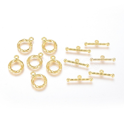 Alloy Toggle Clasps PALLOY-G117-05G-1