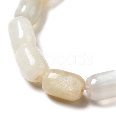Natural White Moonstone Beads Strands G-G980-17-1