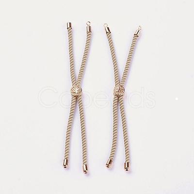 Nylon Twisted Cord Bracelet Making MAK-F018-06RG-RS-1