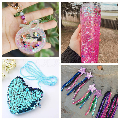 100G Plastic Sequins Beads PVC-TA0001-04A-1
