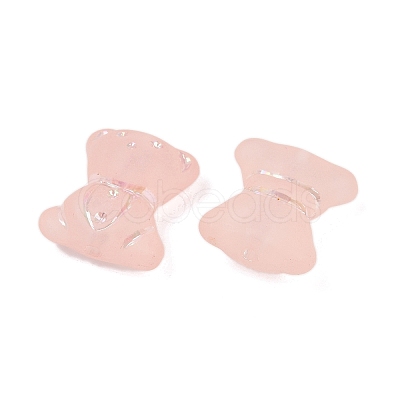 Frosted Transparent Acrylic Beads X1-OACR-P029-20B-02-1