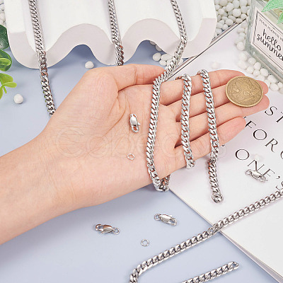 DIY Chain Bracelet Necklace Making Kit STAS-YS0001-01-1