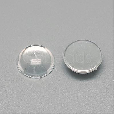 Transparent Acrylic Cabochons GACR-Q014-8mm-02-1