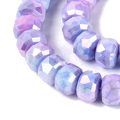 Anti-Tarnish Electroplate Glass Beads Strands GLAA-T025-10mm-11M-1