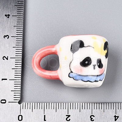 Handmade Porcelain Panda Mug Cup Decoration PORC-T133-21D-1