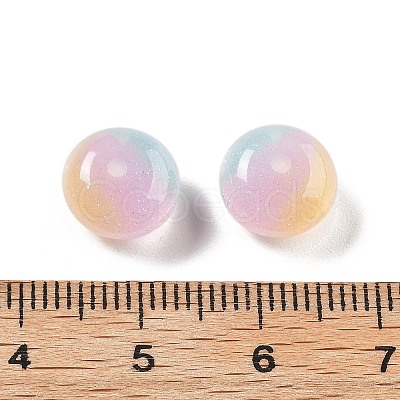 Two Tone Transparent Resin Beads LS-RESI-S013-01E-1