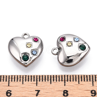 304 Stainless Steel Charms STAS-T064-10P-1