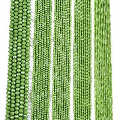 Electroplate Glass Beads Strands EGLA-A044-P3mm-A30-1