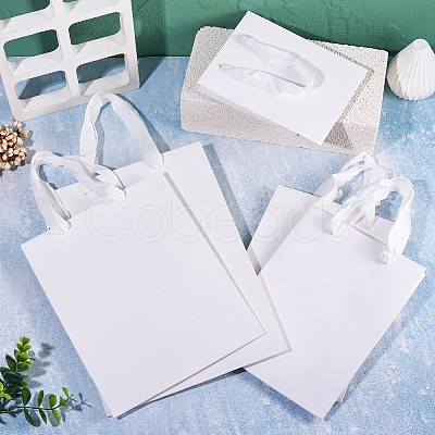 10Pcs 5 Sizes Kraft Paper Gift Shopping Bags Set ABAG-TA0002-23A-1