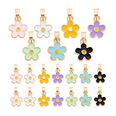 10 Sets Alloy Enamel Charms FIND-PH0020-73-1
