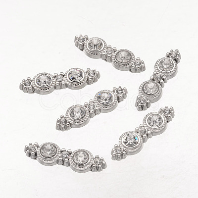 Alloy Grade A Rhinestone Spacers ALRI-H046-N-1