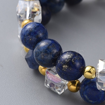 Two Loops Fashion Wrap Bracelets BJEW-JB04689-02-1