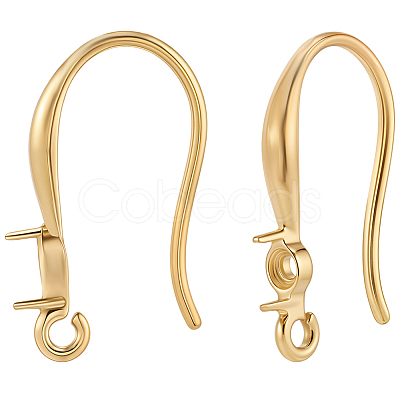 12Pcs 304 Stainless Steel Earring Hooks STAS-BBC0008-76-1