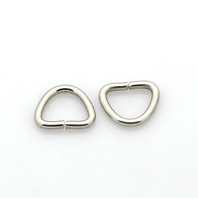 Tarnish Resistant 304 Stainless Steel Triangle Rings STAS-N040-03B-1