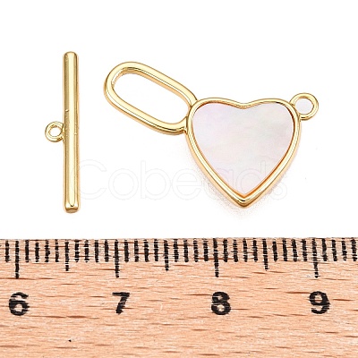 Brass Toggle Clasps KK-N254-139G-1