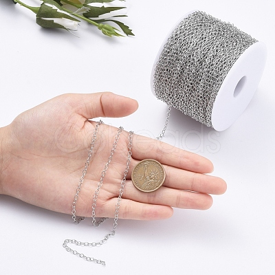Brass Cable Chains CHC024Y-NFK-1