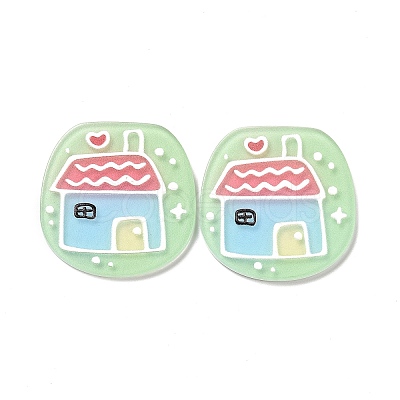 Printed Acrylic Cabochons MACR-C003-28-1