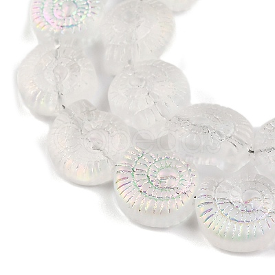 Electroplate Glass Beads Strands EGLA-F164-HR02-1