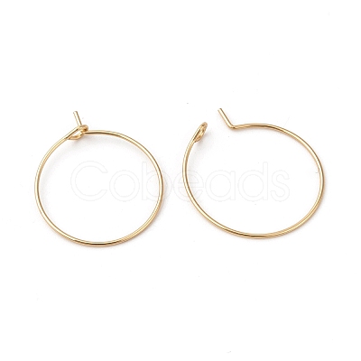 316L Surgical Stainless Steel Hoop Earring Findings STAS-G229-07G-01A-1