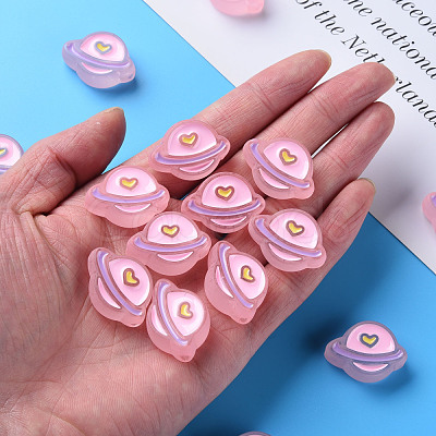Transparent Acrylic Beads MACR-S374-02B-06-1