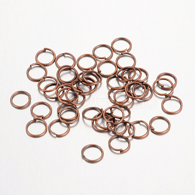 Iron Open Jump Rings X-IFIN-A018-6mm-R-NF-1
