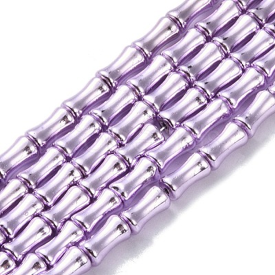 Electroplate Glass Beads Strands EGLA-Q128-13B-1
