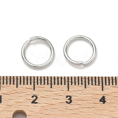 Non-Tarnish 304 Stainless Steel Open Jump Rings X-STAS-E067-08-10mm-1