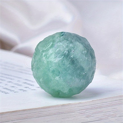 Moon Meteorite Natural Fluorite Crystal Ball PW-WG23337-05-1