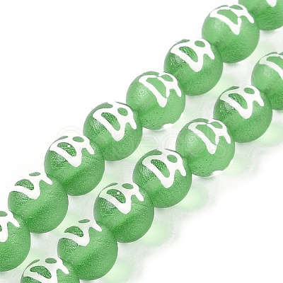 Handmade Lampwork Beads GLAA-B021-07B-09-1