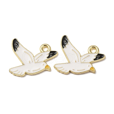 Ocean Alloy Enamel Pendants ENAM-B041-01D-1