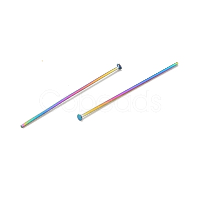 Ion Plating(IP) 304 Stainless Steel Flat Head Pins STAS-E156-02M-01-1