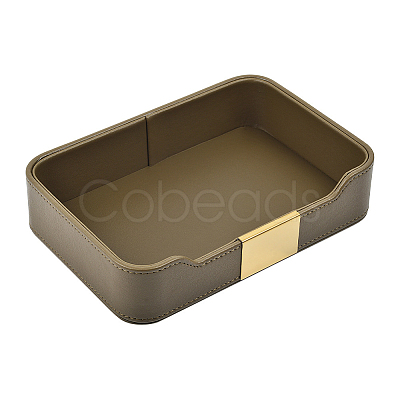 PU Leather Jewelry Display Plate ODIS-WH20013-02A-1